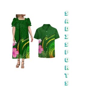 SADISPORTS Polynesian Print Matching Couple Set