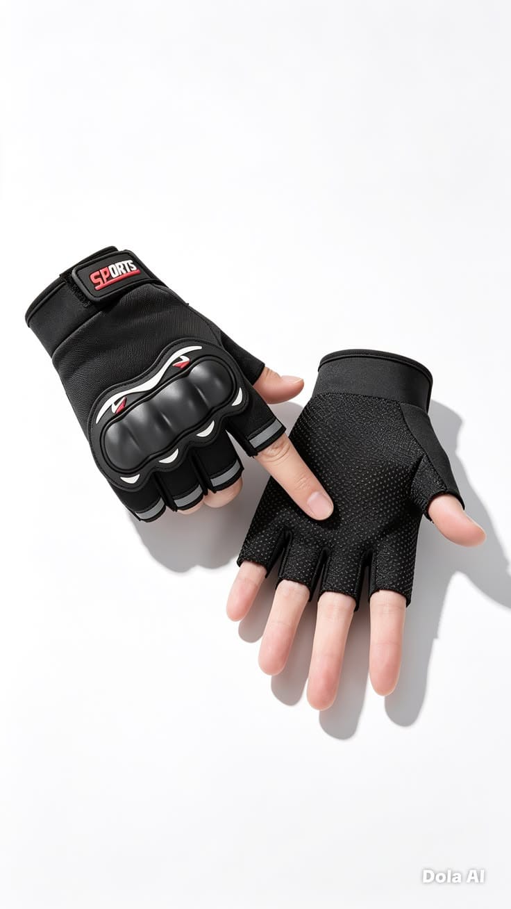 Half-Finger Gym Gloves - Image 5