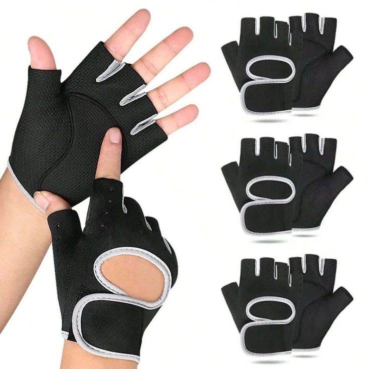 Half-Finger Gym Gloves - Image 3